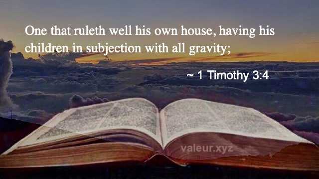 1 Timothy 3:4