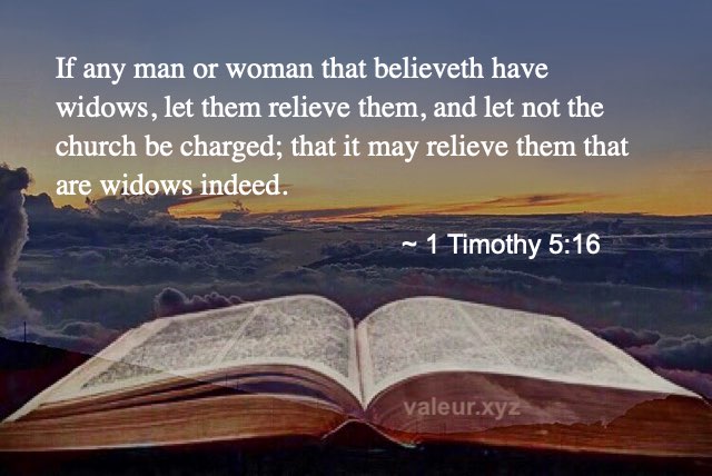 1 Timothy 5:16