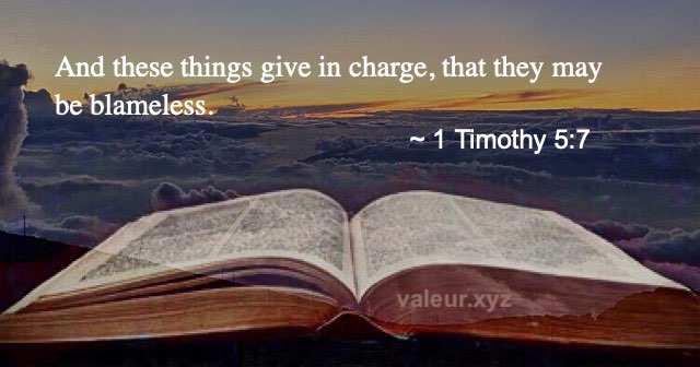 1 Timothy 5:7