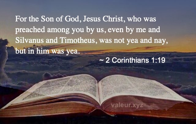 2 Corinthians 1:19