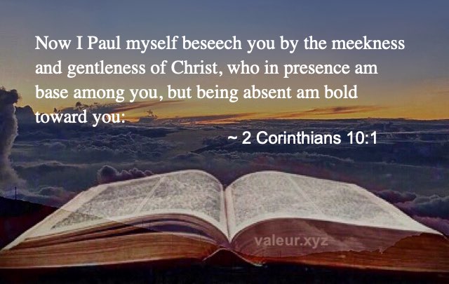 2 Corinthians 10:1