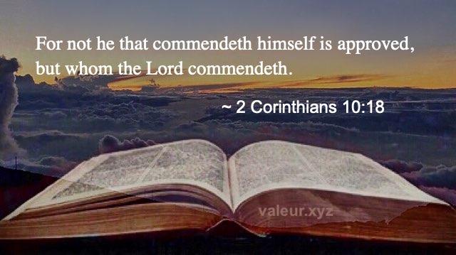 2 Corinthians 10:18