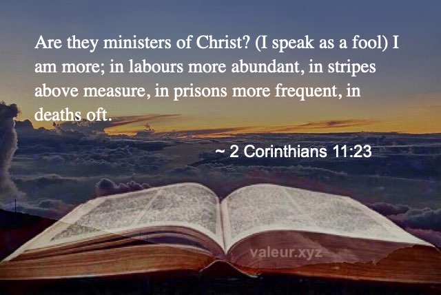 2 Corinthians 11:23