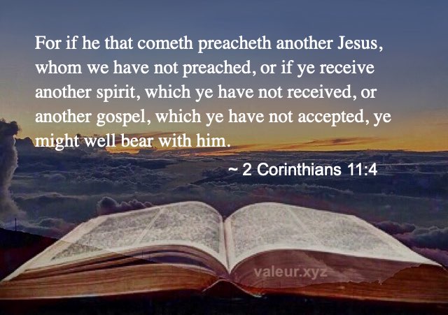 2 Corinthians 11:4