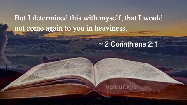 2 Corinthians 2:1