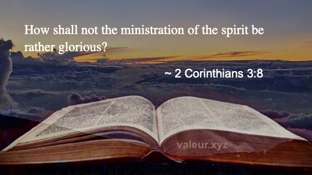 2 Corinthians 3:8