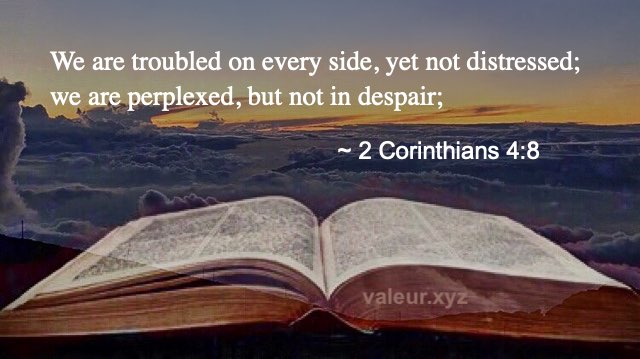 2 Corinthians 4:8