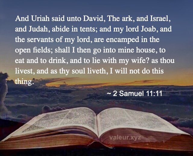 2 Samuel 11:11