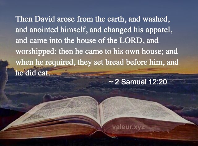 2 Samuel 12:20