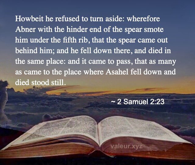 2 Samuel 2:23