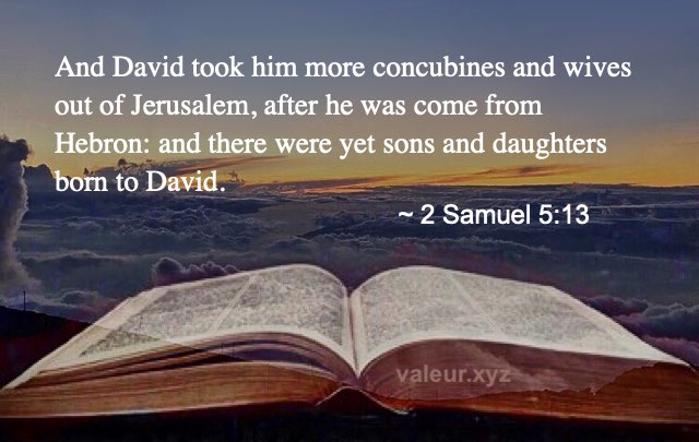 2 Samuel 5:13
