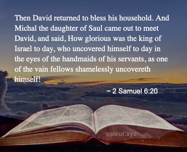 2 Samuel 6:20