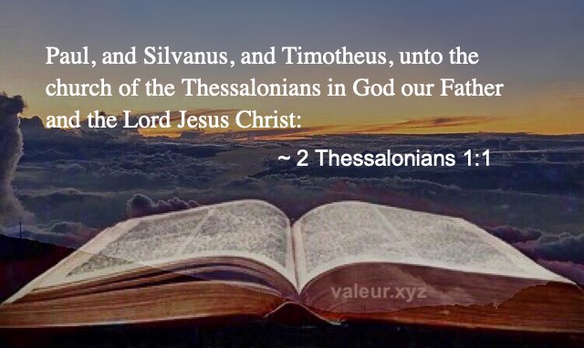 2 Thessalonians 1:1