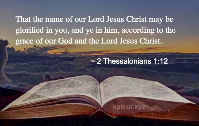 2 Thessalonians 1:12