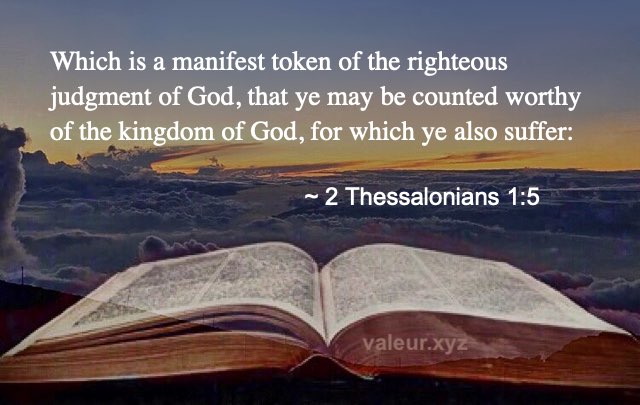 2 Thessalonians 1:5