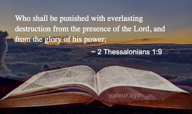 2 Thessalonians 1:9