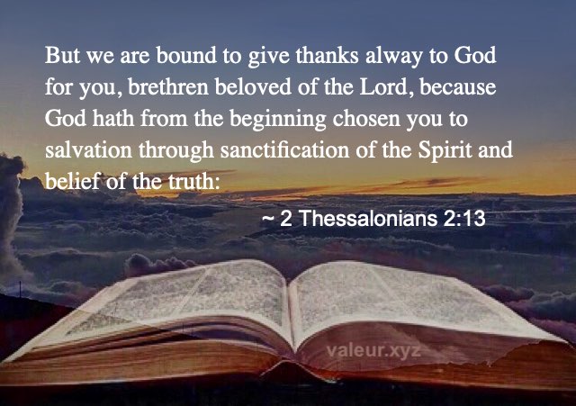 2 Thessalonians 2:13