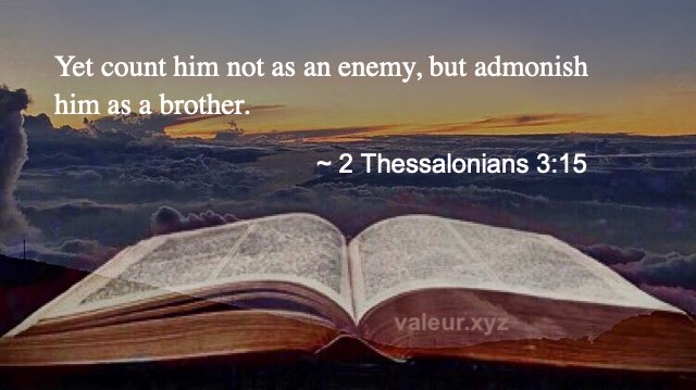 2 Thessalonians 3:15