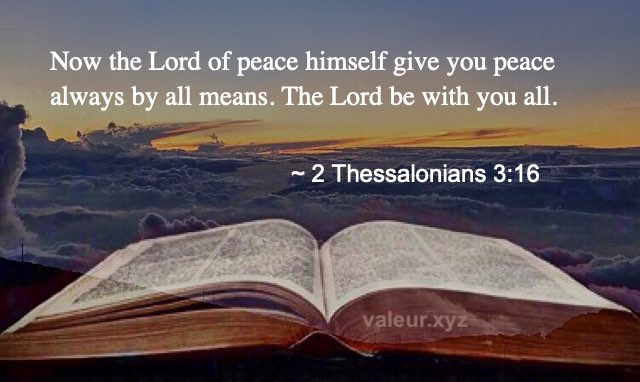 2 Thessalonians 3:16