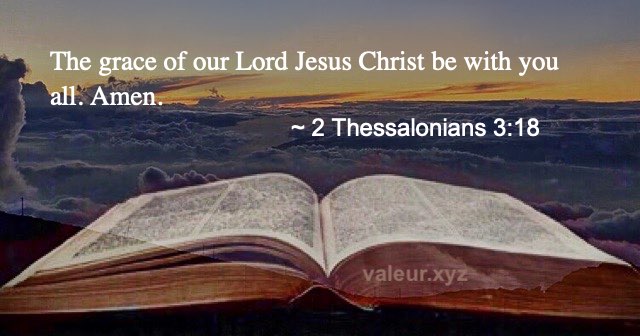 2 Thessalonians 3:18