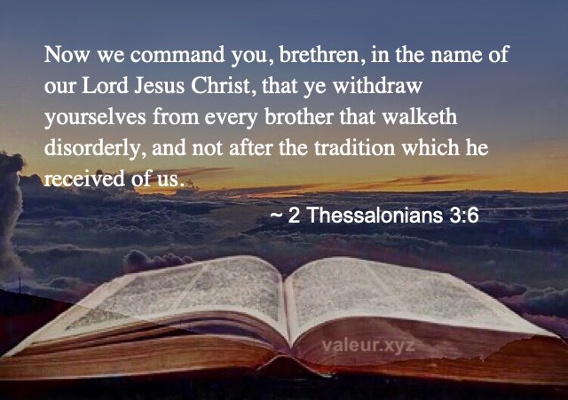 2 Thessalonians 3:6