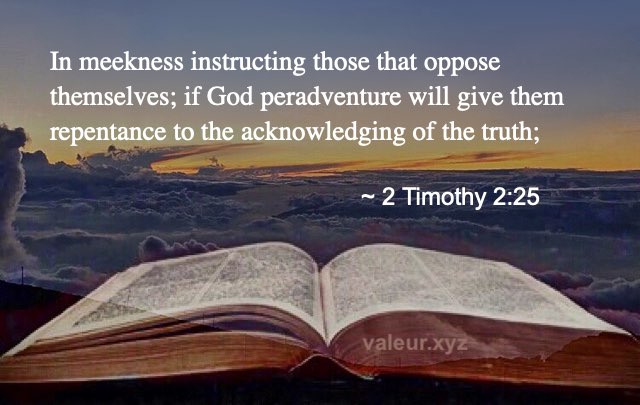 2 Timothy 2:25