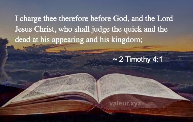 2 Timothy 4:1