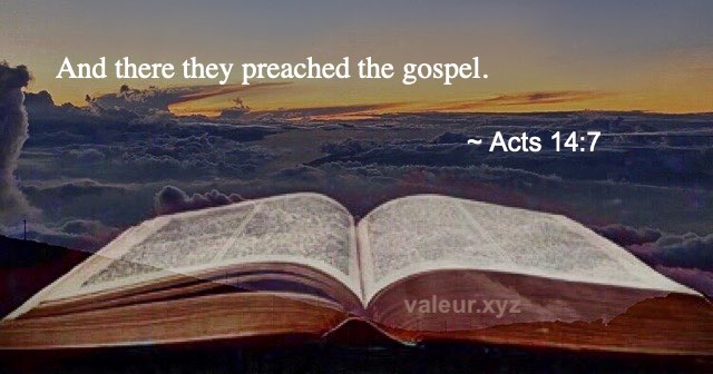 Acts 14:7