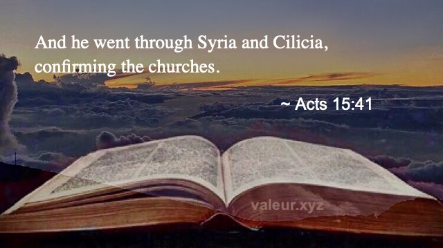 Acts 15:41