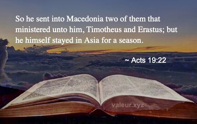Acts 19:22