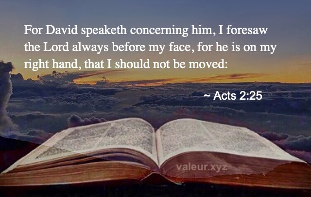 Acts 2:25