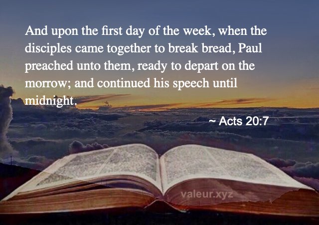 Acts 20:7