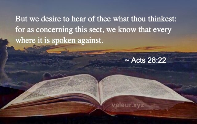 Acts 28:22