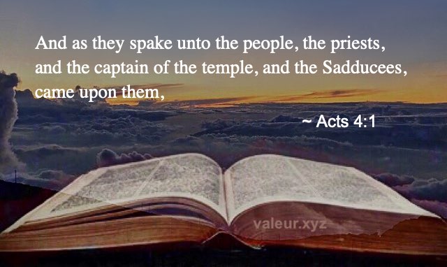 Acts 4:1