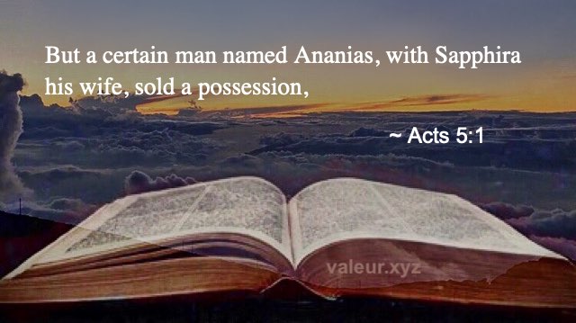 Acts 5:1