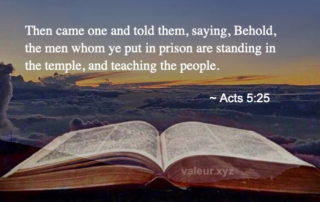 Acts 5:25
