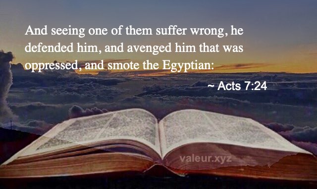 Acts 7:24