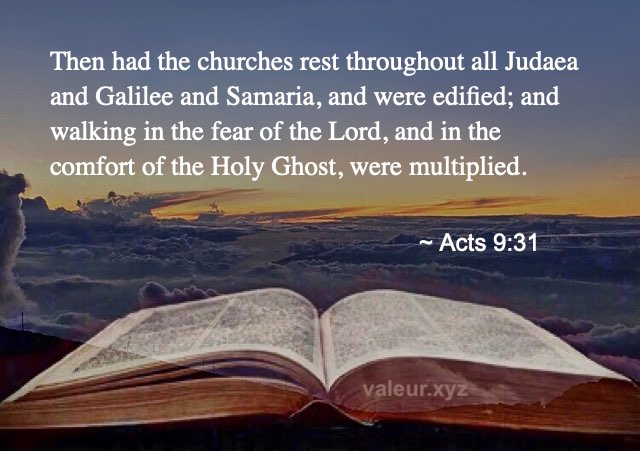 Acts 9:31