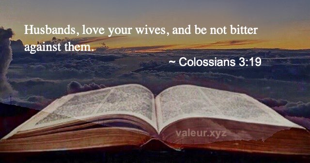 Colossians 3:19