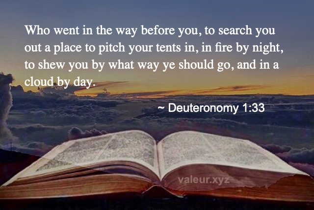 Deuteronomy 1:33