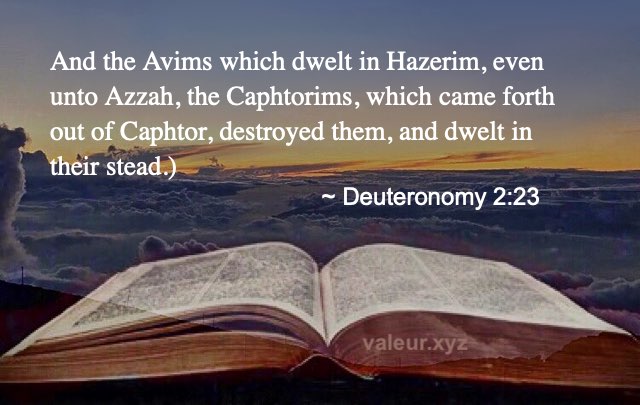 Deuteronomy 2:23