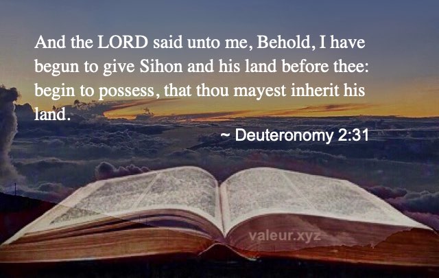 Deuteronomy 2:31