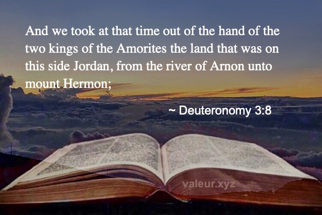 Deuteronomy 3:8