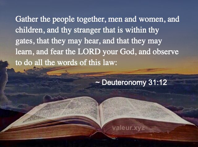 Deuteronomy 31:12