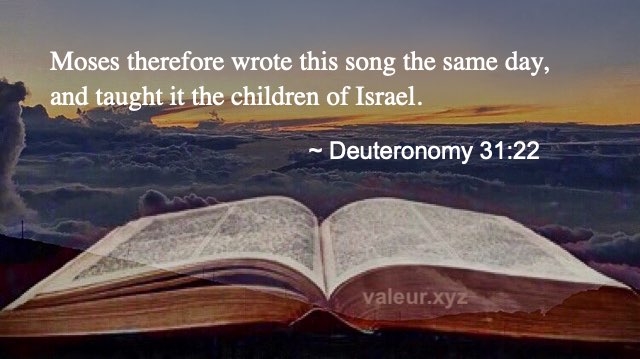 Deuteronomy 31:22