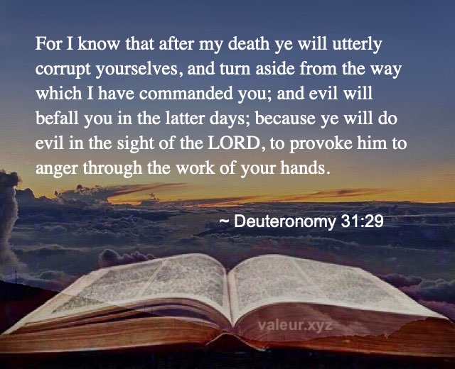 Deuteronomy 31:29