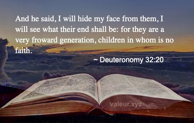 Deuteronomy 32:20