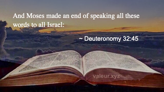 Deuteronomy 32:45