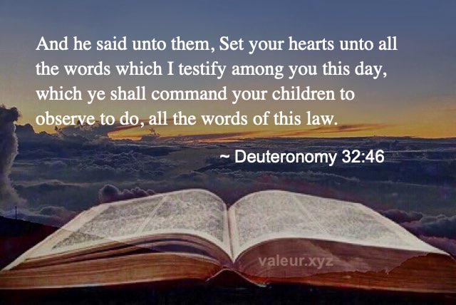 Deuteronomy 32:46