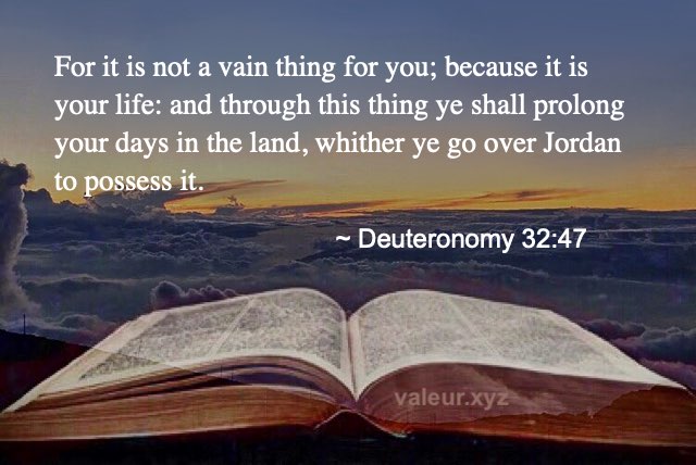 Deuteronomy 32:47